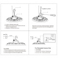 Factory Warehouse Industrial Luminaire Ip65 Waterproof Smd Aluminum 100w 150w 200w Ufo Led High Bay Light